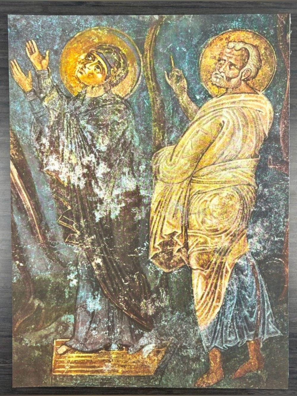The Ascension Original Vintage Fine Art Print Poster Medieval Yugoslavia Wall